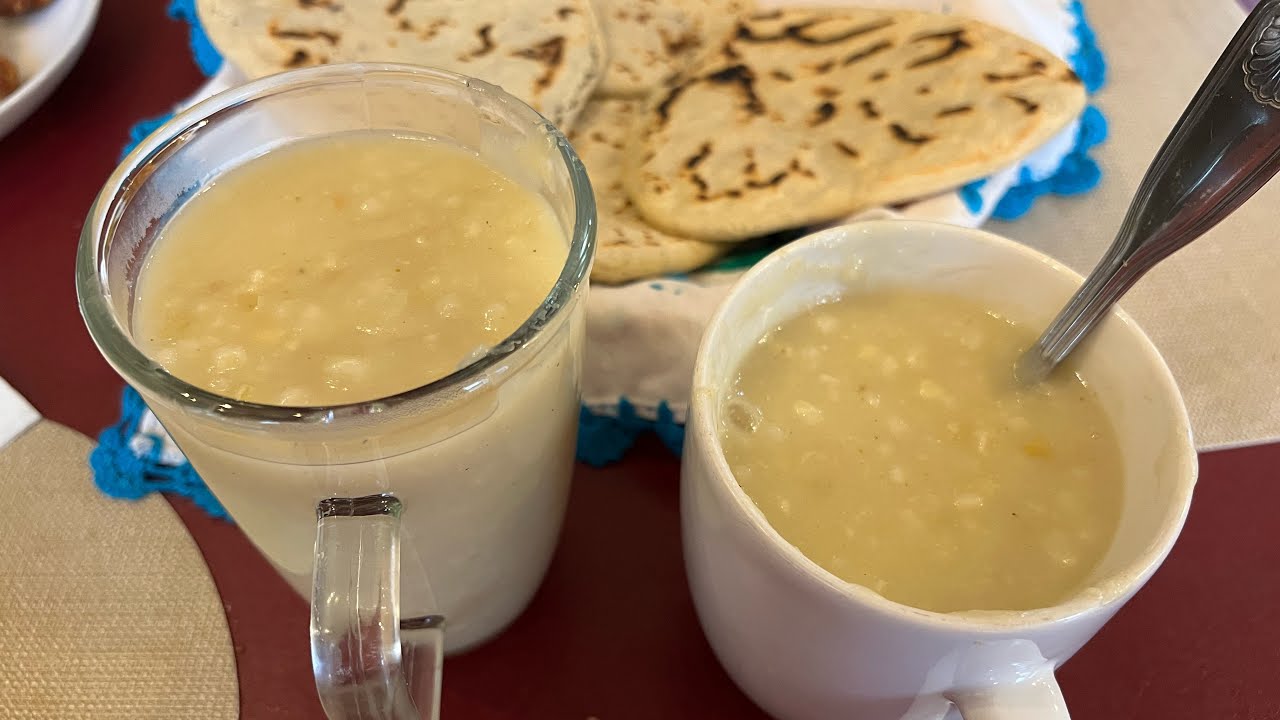 Atole de granillo ( atole de ma&iacute;z) desde cero