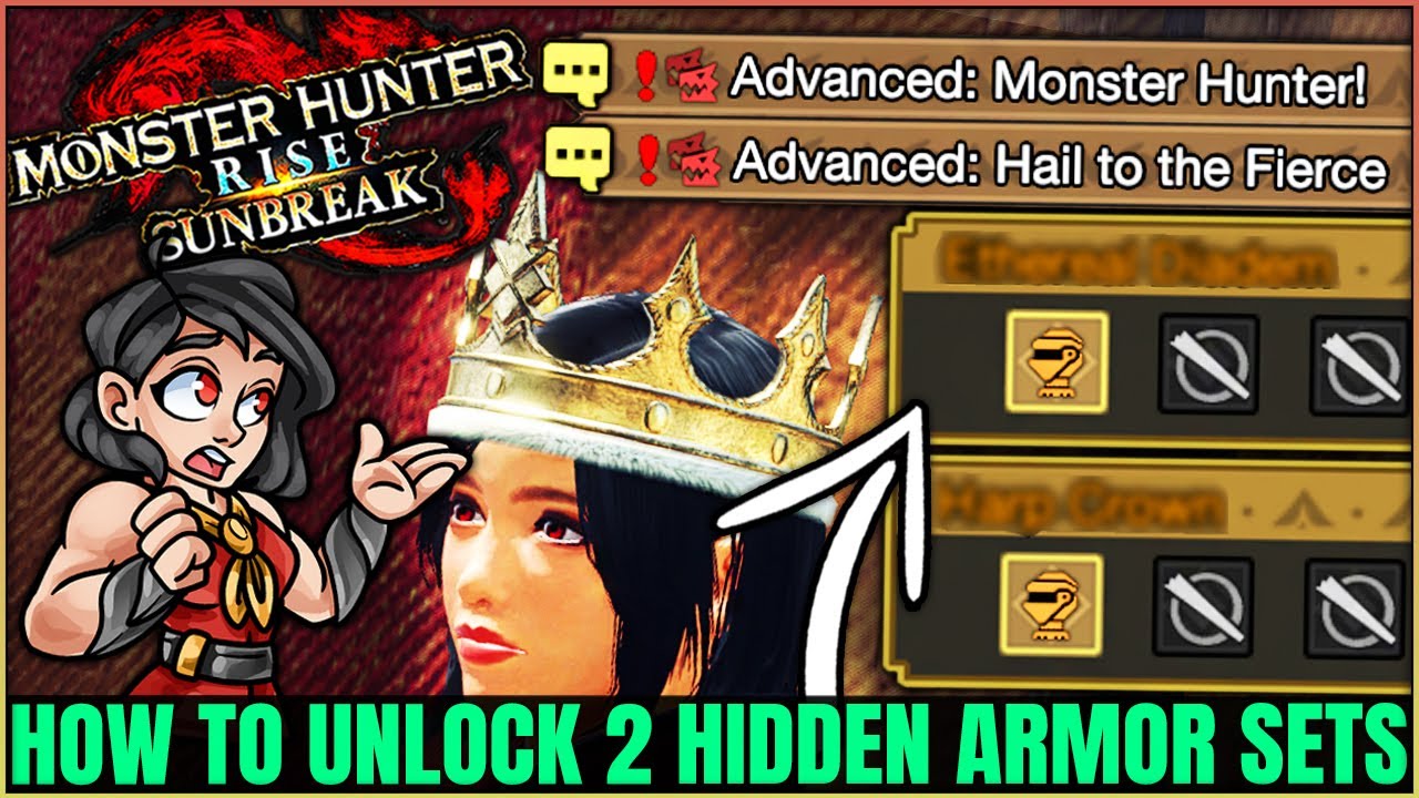 2 AMAZING New Secret Armor Sets Found - Harp Crown & Ethereal Diadem - Monster Hunter Rise Sunbreak!