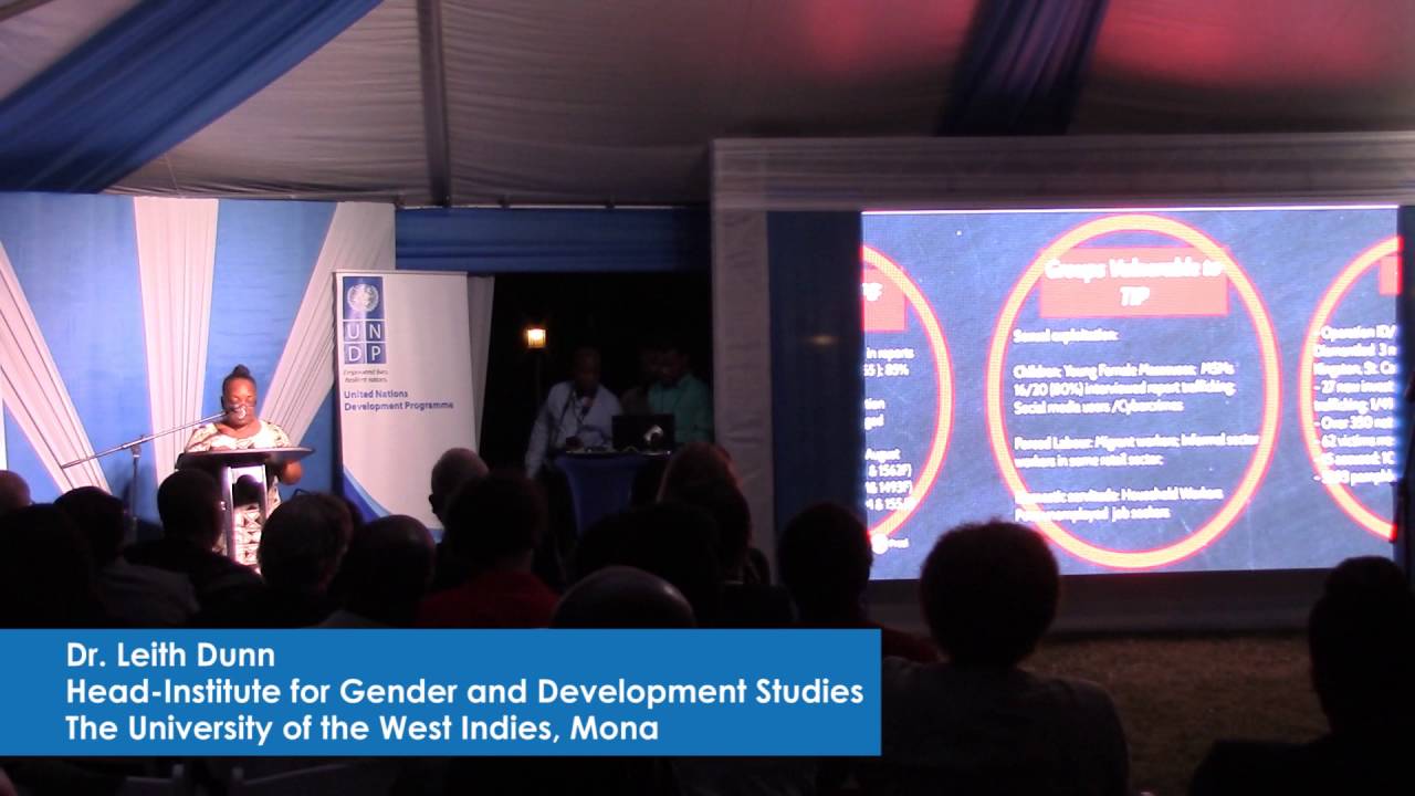 UNDP Jamaica: Dr. Dunn shares shocking child trafficking statistics & advocates for domestic workers