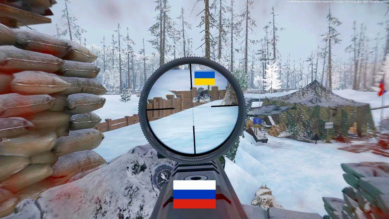 Russian Sniper Takes Out Ukrainians in the Trenches