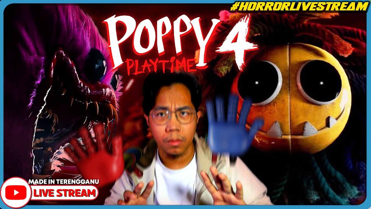 *SERAM!* PATUNG MENGERIKAN KEMBALI?! ||🔴 Poppy Playtime [CHAPTER 4] (Malaysia) #HorrorLivestream