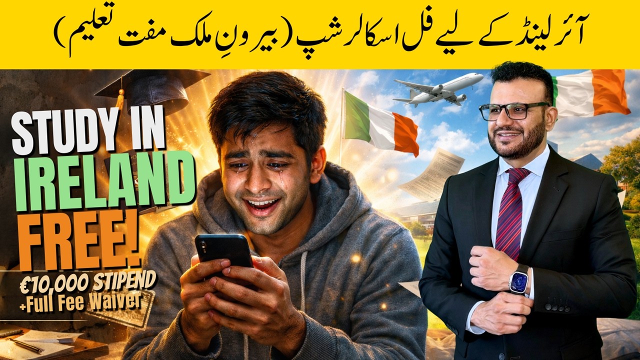 Study in Ireland Almost Free | Government of Ireland Scholarship 2026 | Full Fee Waiver + €10,000