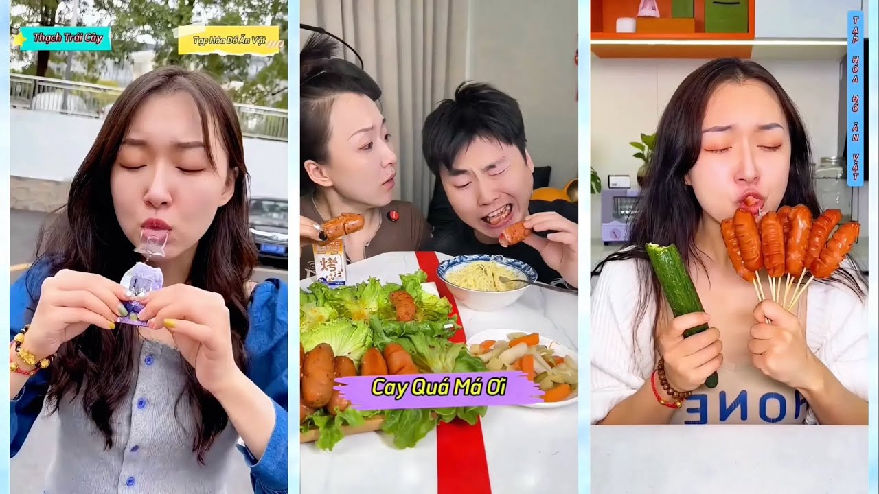 Tổng Hợp Mukbang Đồ Ăn Vặt Hay Nhất | Tạp H&oacute;a Đồ Ăn Vặt P157
