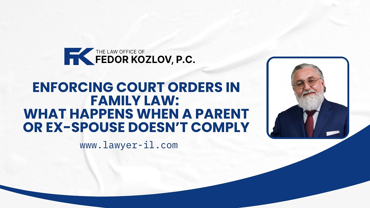 Enforcing Court Orders in Family Law: What Happens When a Parent or Ex-Spouse Doesn’t Comply