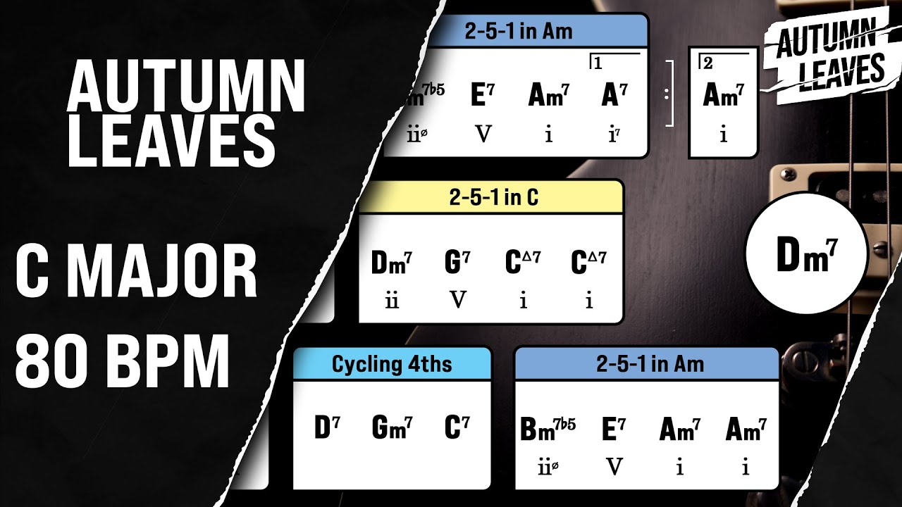 Backing Track: Slow Autumn Leaves in C