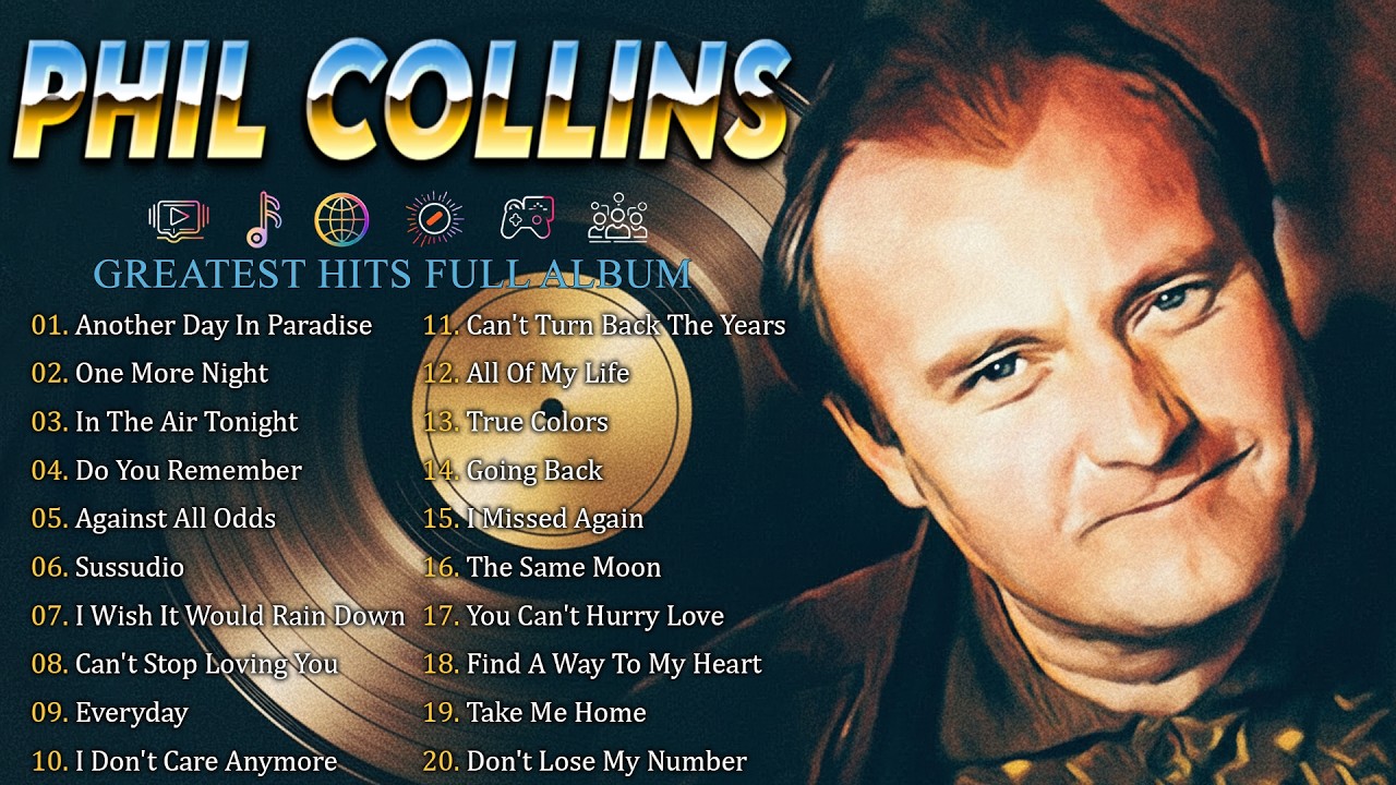 Phil Collins Greatest Hits Full Album | Best Songs Collection Ever | Soft Rock 80s 90s #philcollins