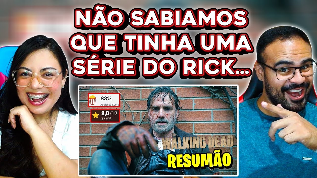 REACT CLARK | The Walking Dead, A Série do Rick: A História em 1 Vídeo!