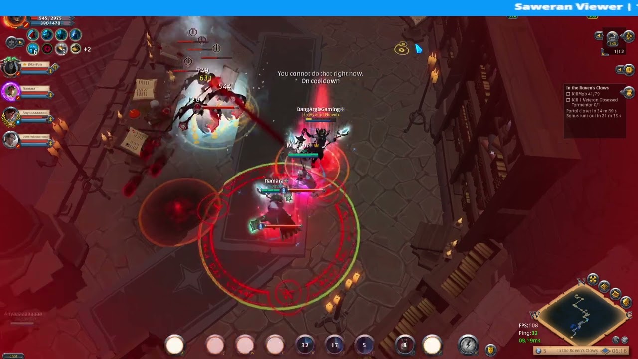 4 ORANG HARDCORE EXPEDITION MAP RAVEN'S CLAW LEVEL 14 #bangargiegaming #hcealbiononline