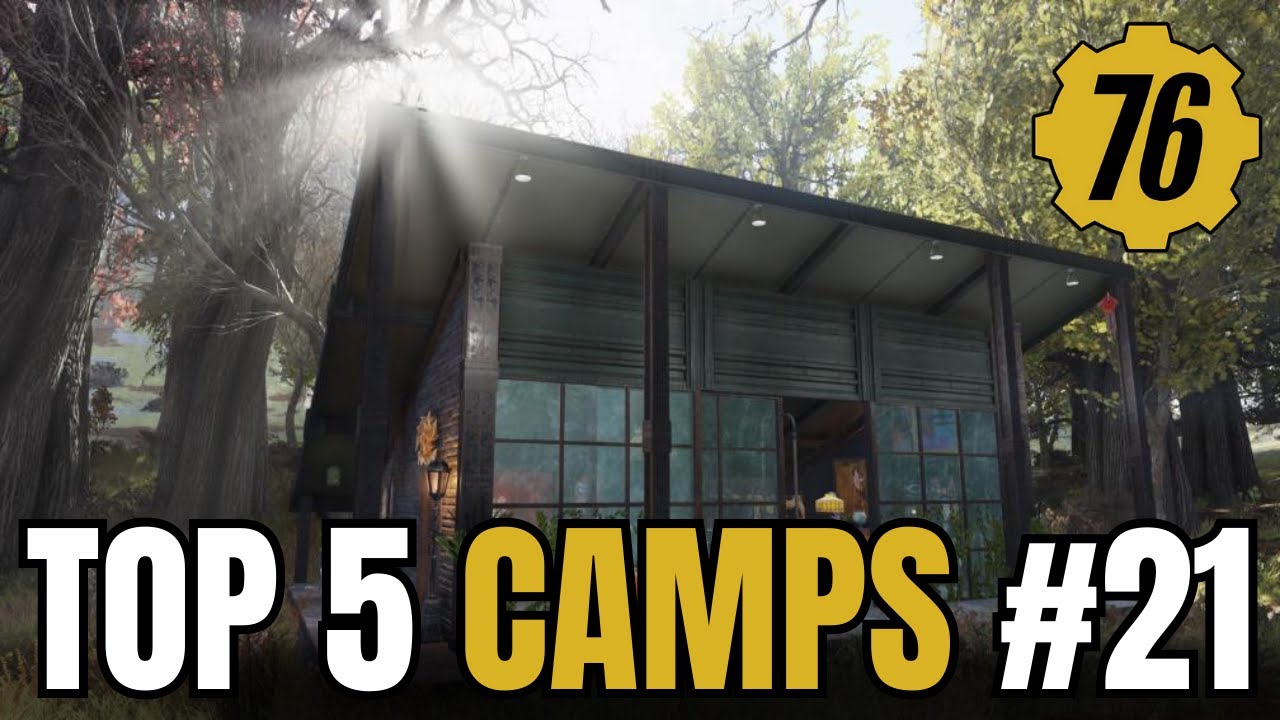AWESOME Player Made Camps! | This Weeks Top 5 Fallout 76 Camp Builds!