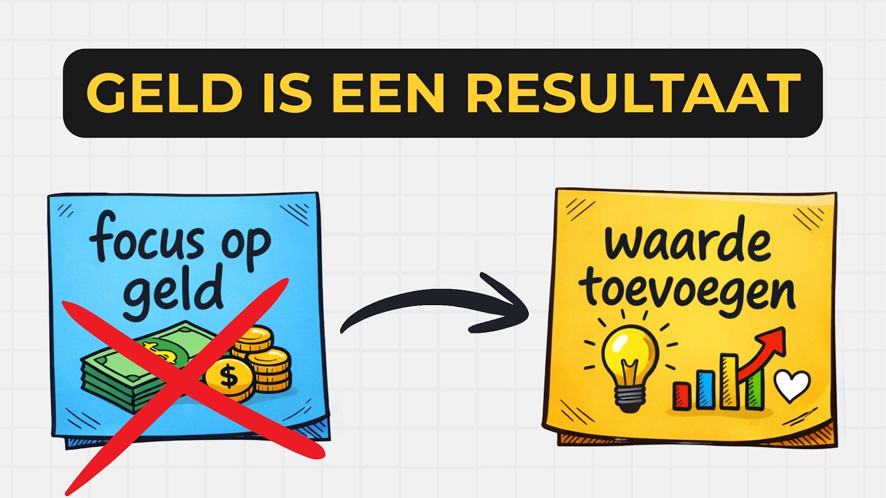 Stop Met Geld Verdienen, Start Met Waarde Toevoegen (als werknemer en bedrijf)