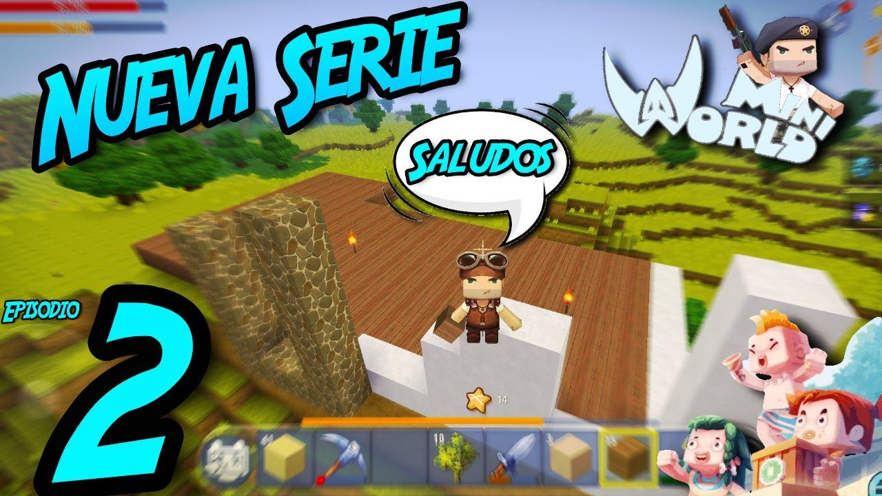 Nueva serie Mini World Block Art 2020 episodio 2 ( como hacer el hormigon) Redmi note 8 pro