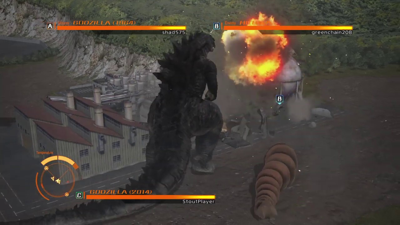 GODZILLA PS4 : Godzilla 2014 vs Mothra vs Godzilla 1964