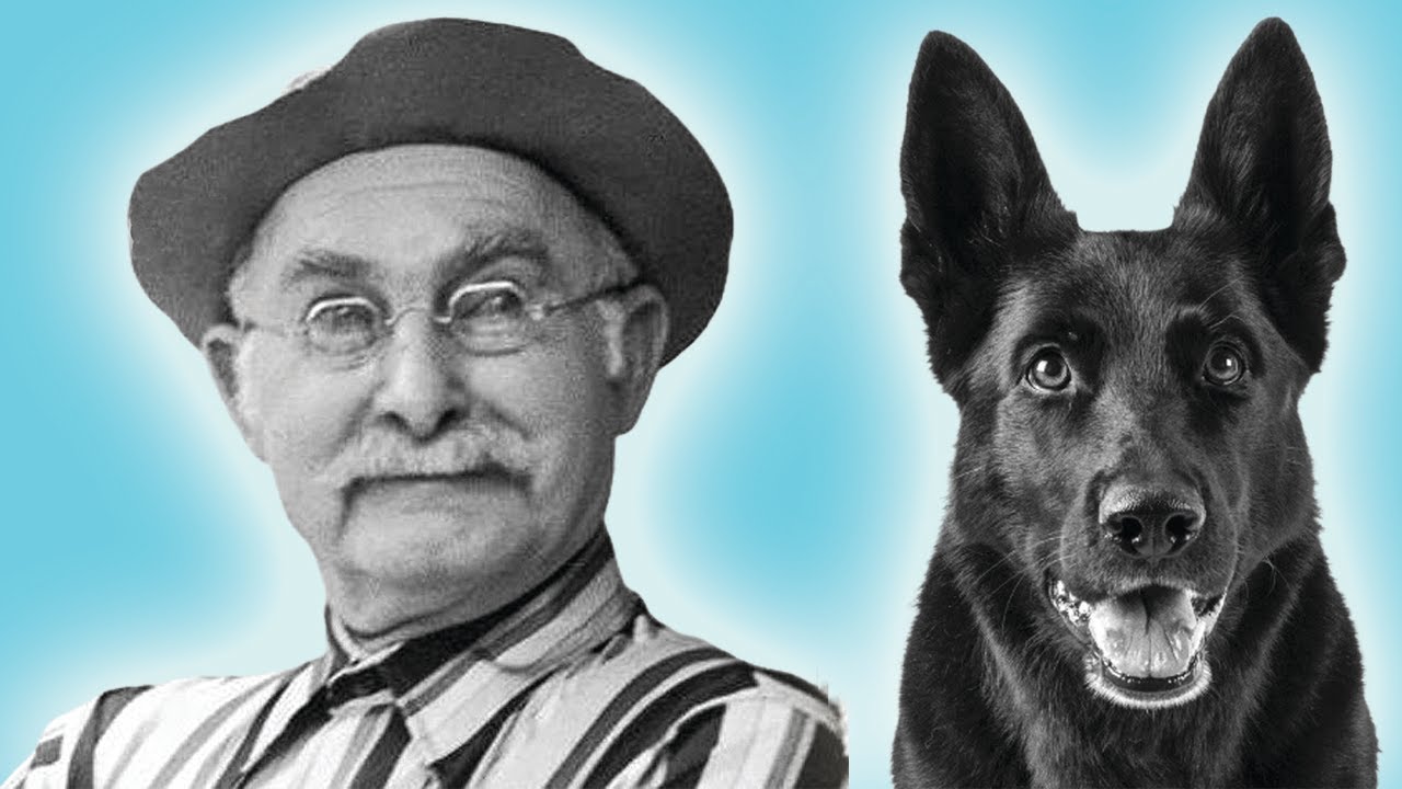 Grandpa Jones and his dog, Brutus- by Adam Fudge
