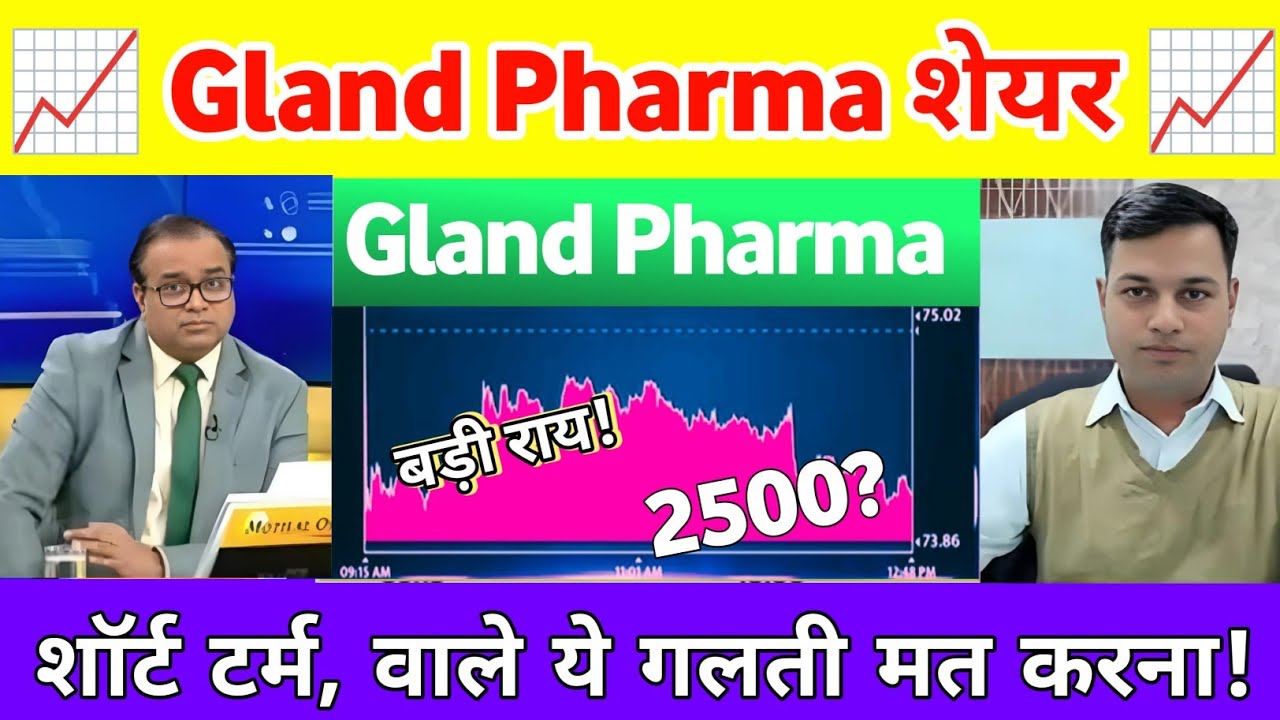 GLAND PHARMA SHARE NEWS | GLAND PHARMA SHARE LATEST NEWS | GLAND PHARMA share Analysis 09 June