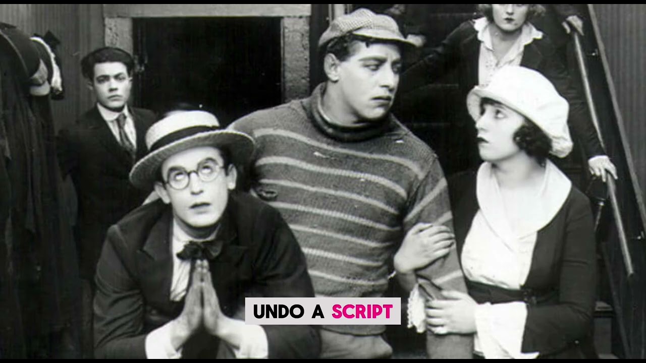 Harold Lloyd talks about improv