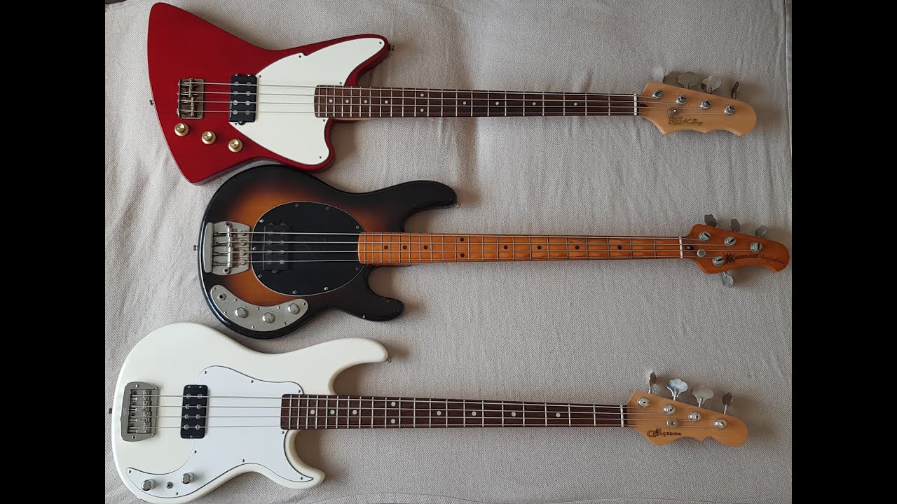 Fret King Esprit 1 vs Music Man Stingray vs GL Kiloton