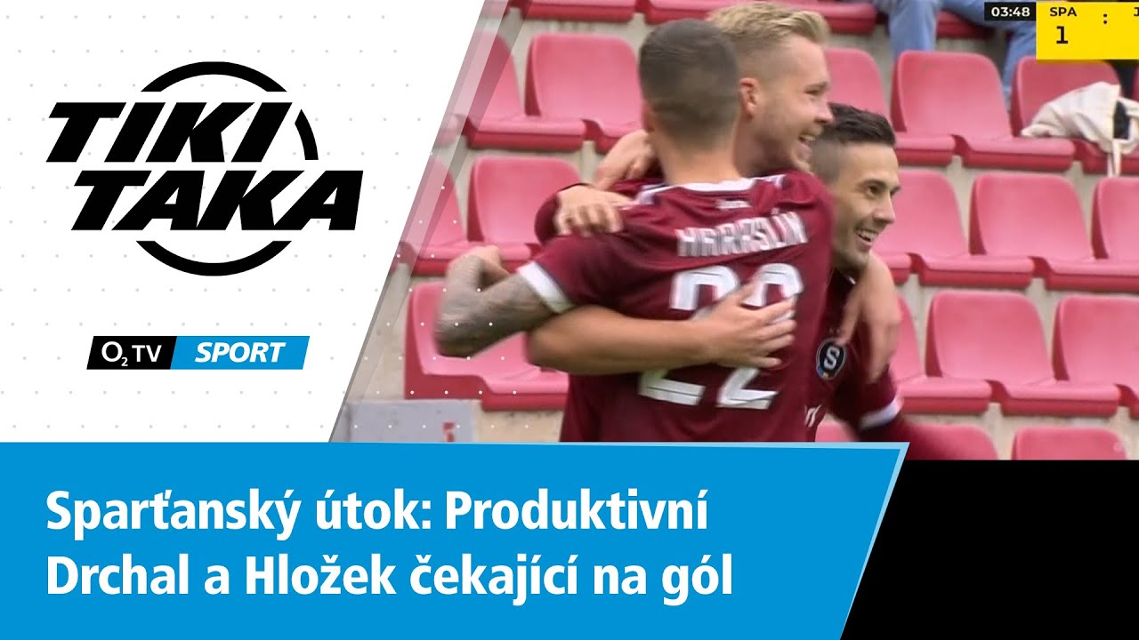 TIKI-TAKA: &Uacute;tok Sparty? Produktivn&iacute; Drchal a Hložek čekaj&iacute;c&iacute; na g&oacute;l