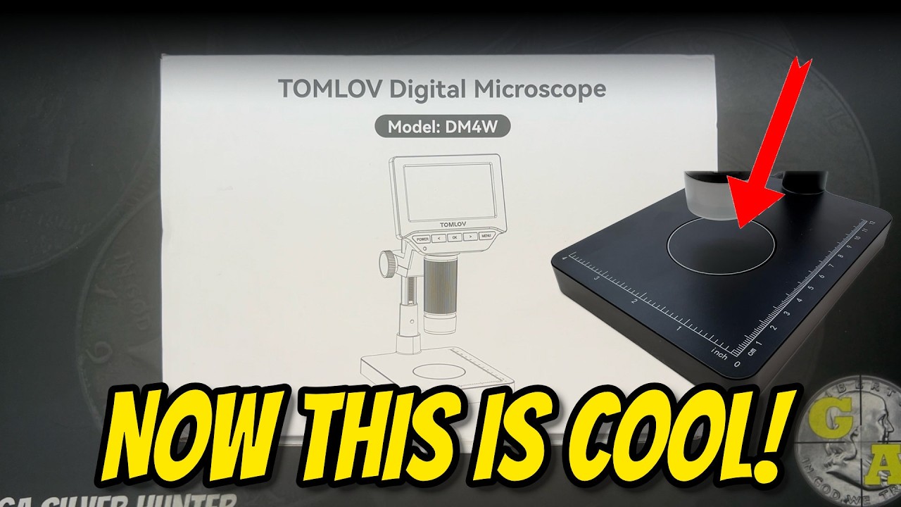 Pre-Release Review of New TomLov DM4W Coin Microscope