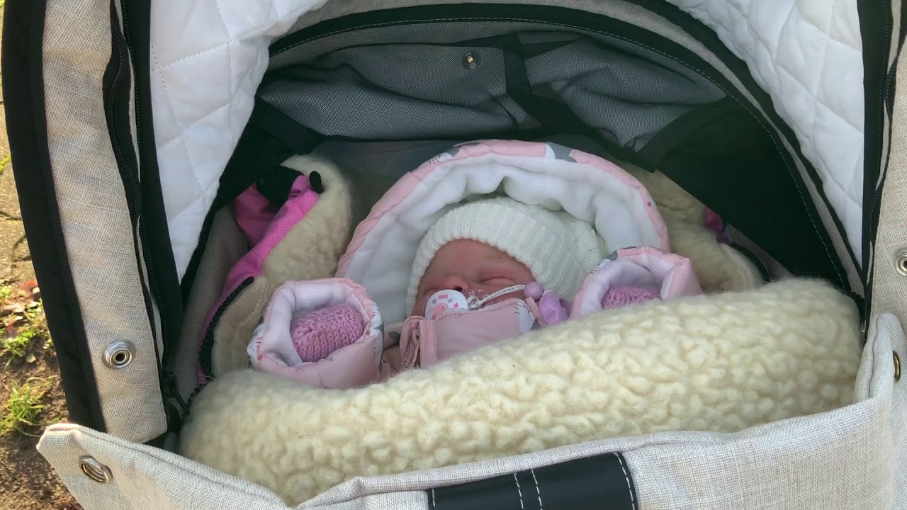Ein kleiner spaziergang mit reborn baby Gunnel (unbezahltes werbevideo )