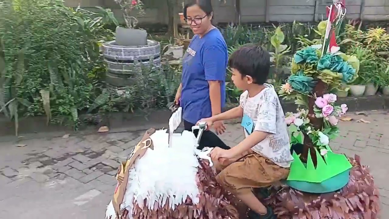Sepeda hias with babies #23082025