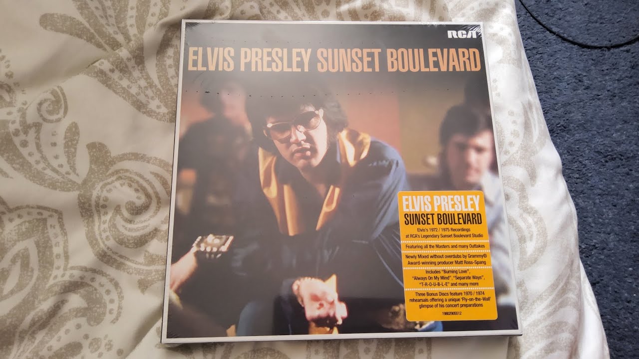 Elvis presley sunset boulevard 5 cd edition unboxing