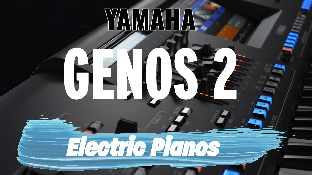 Демонстрация секции электропианино Yamaha Genos 2 — все голоса