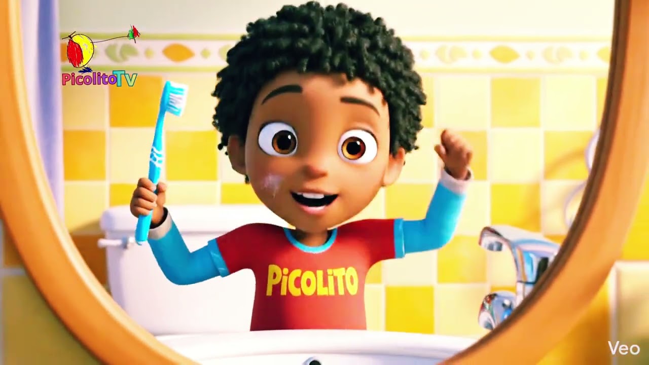 ESCOVA, ESCOVA O DENTINHO COM PICOLITO - 🍭☀️✨️