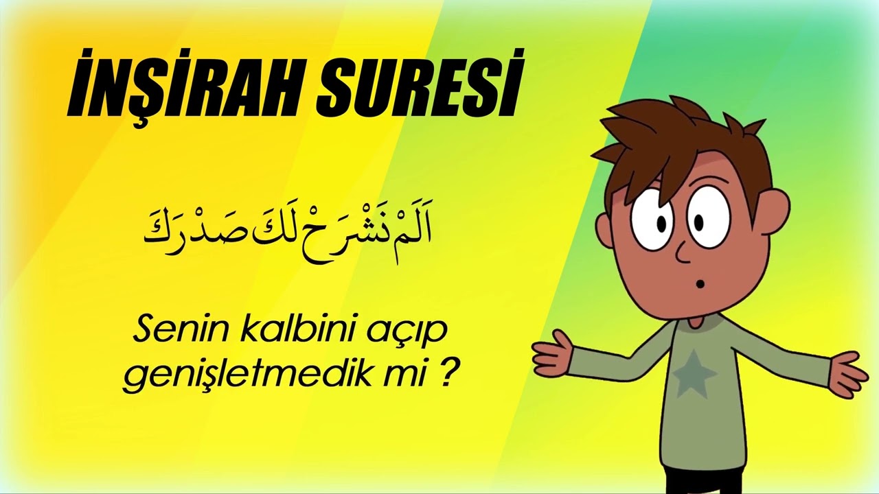 &Ccedil;ocuklar i&ccedil;in Tekrarlı İnşirah Suresi @muhammedaydn