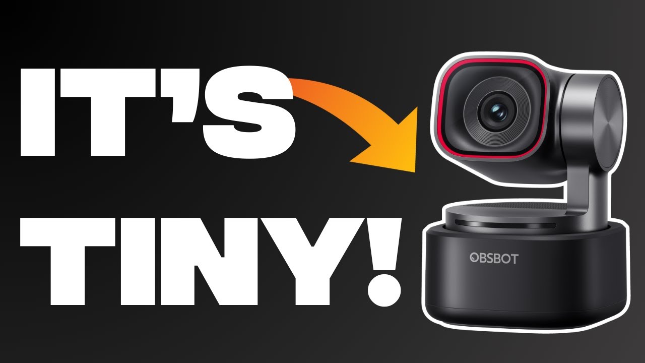 OBSBOT Tiny 3 - Voice Tracking | AI-Powered Spatial Audio | The Smallest 4K PTZ Camera Ever!