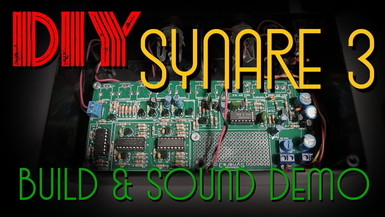 DIY SYNARE 3 Build & Sound Examples - A Classic REGGAE Drum Synth Demo with DM Kahn - Helensson