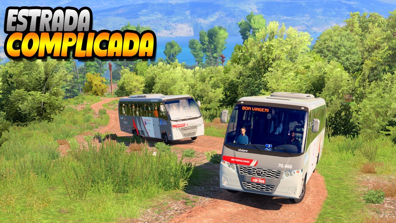 COLOCAMOS DOIS MICRO ONIBUS NA ESTRADA COMPLICADA DA FAZENDA!