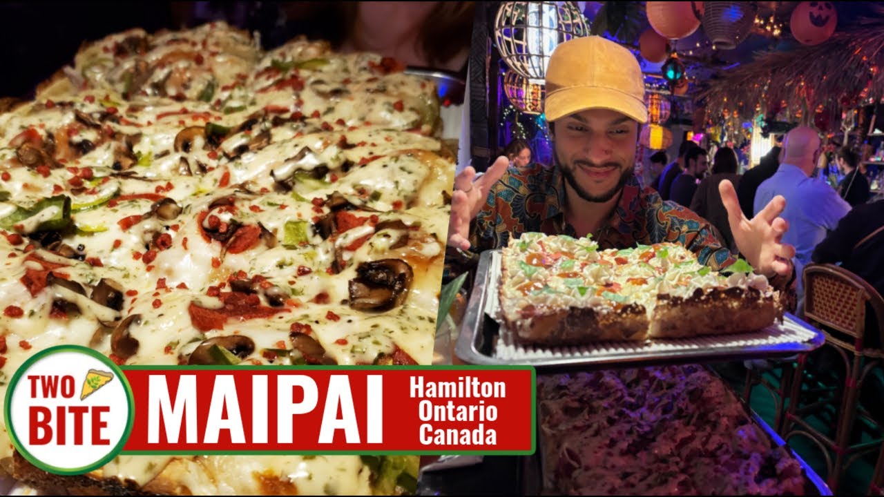 Two Bite Vegan Pizza Review - Maipai Pizza & Tiki Bar (Hamilton, Ontario, Canada)