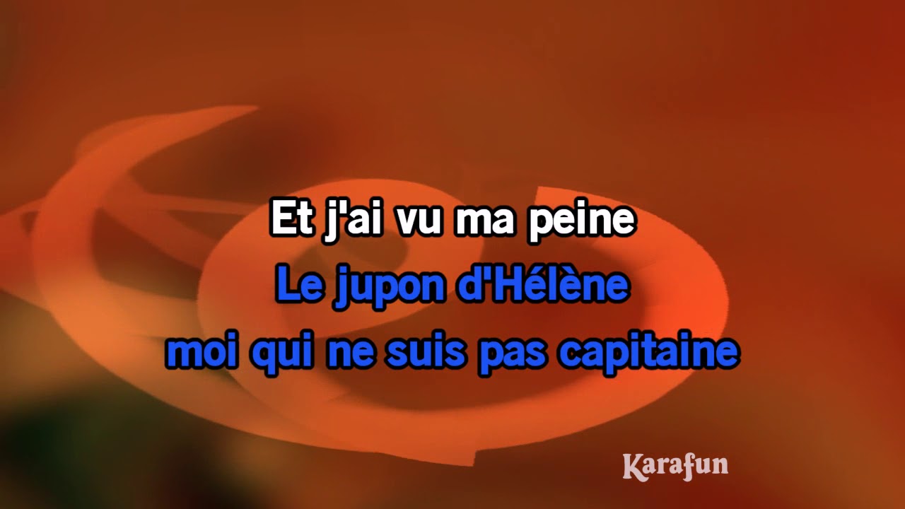 Karaok&eacute; Les sabots d'H&eacute;l&egrave;ne - Georges Brassens *