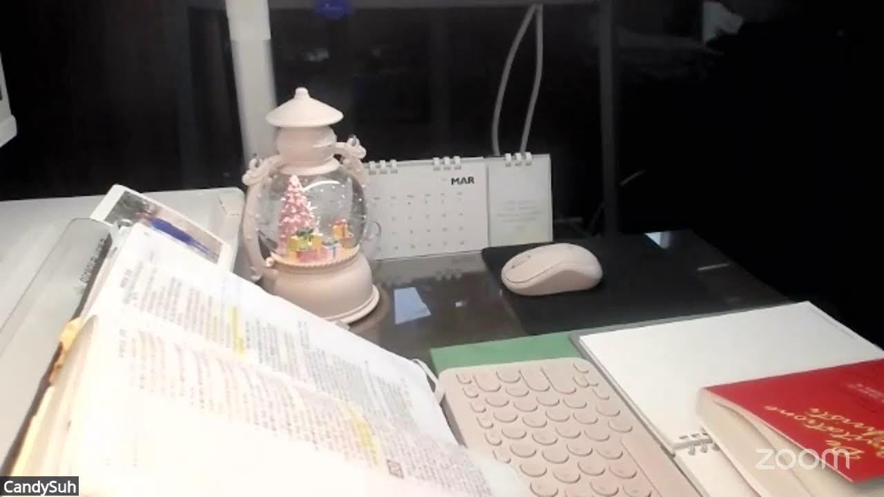 2026.03.09 [LIVE] 5AM Study With Me | 새벽공부 3시간 | Real Zoom Study | Deep Work