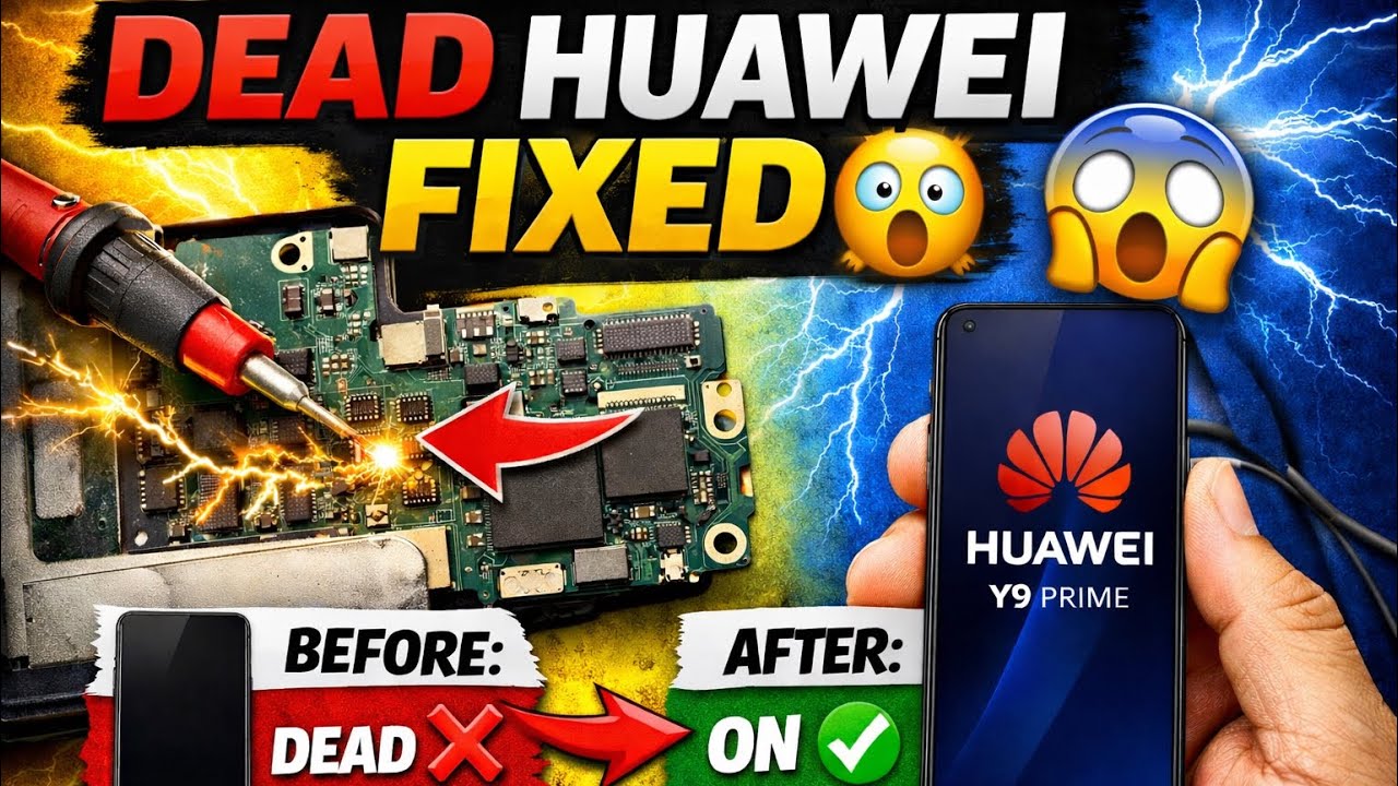 Dead Huawei Y9 Prime Repair Done 😱 Full Hardware Solution Video