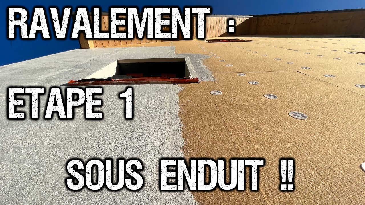 CREPI SUR OSSATURE BOIS : Application du sous enduit