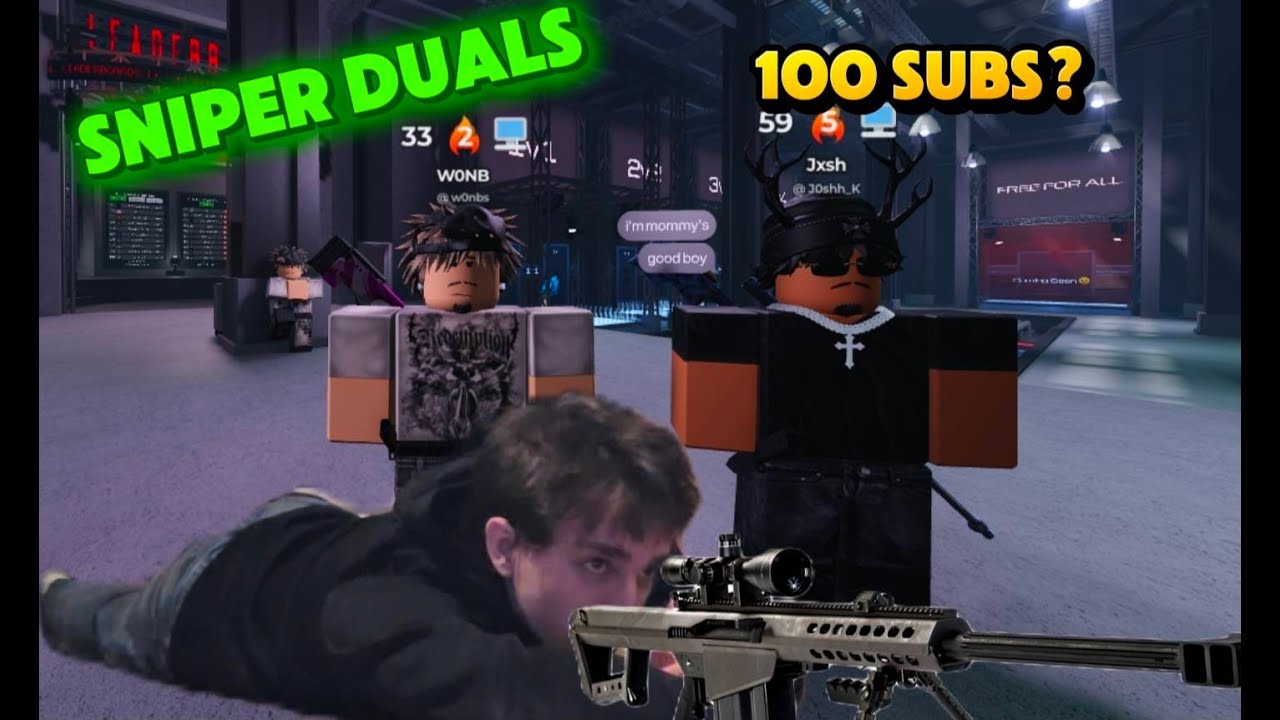 Roblox Sniper Duals ( 100 SUBS? )
