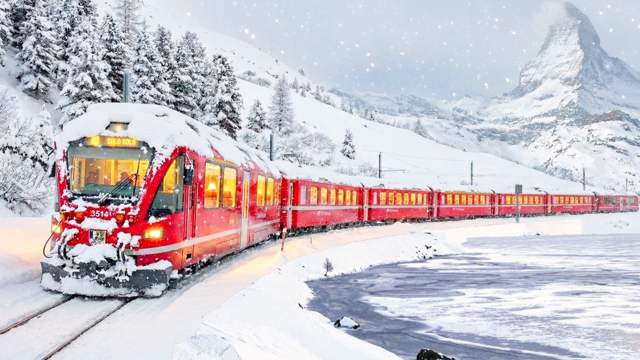 4 дня на самом красивом в мире снежном поезде! | 🇮🇹Италия-🇨🇭Швейцария | Bernina & Glacier Express