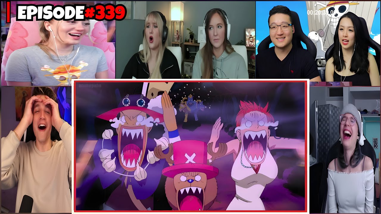 😱🔥 THRILLER BARK Nightmare 💥 CHOPPER Horrified by HOGBACK | ONE PIECE Episode 339 Reaction Mashup