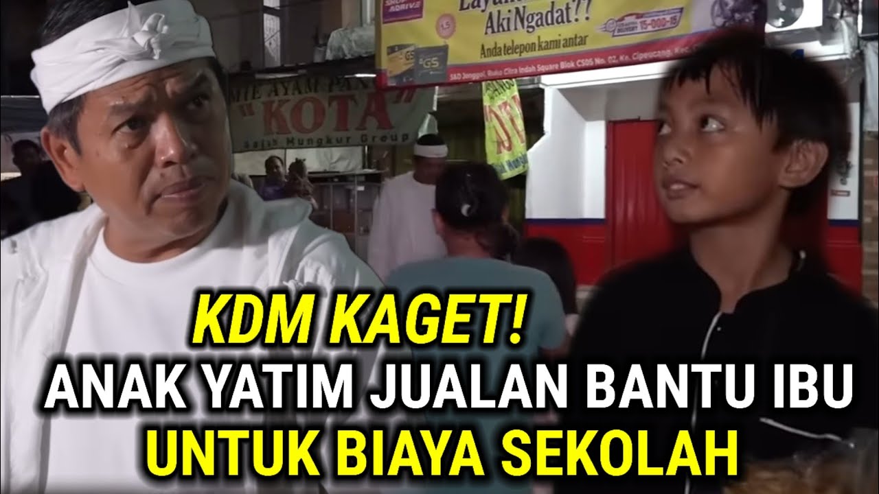 KDM KAGET! ANAK YATIM JUALAN, TABUNGANNYA JUTAAN | UNTUK BIAYA SEKOLAH