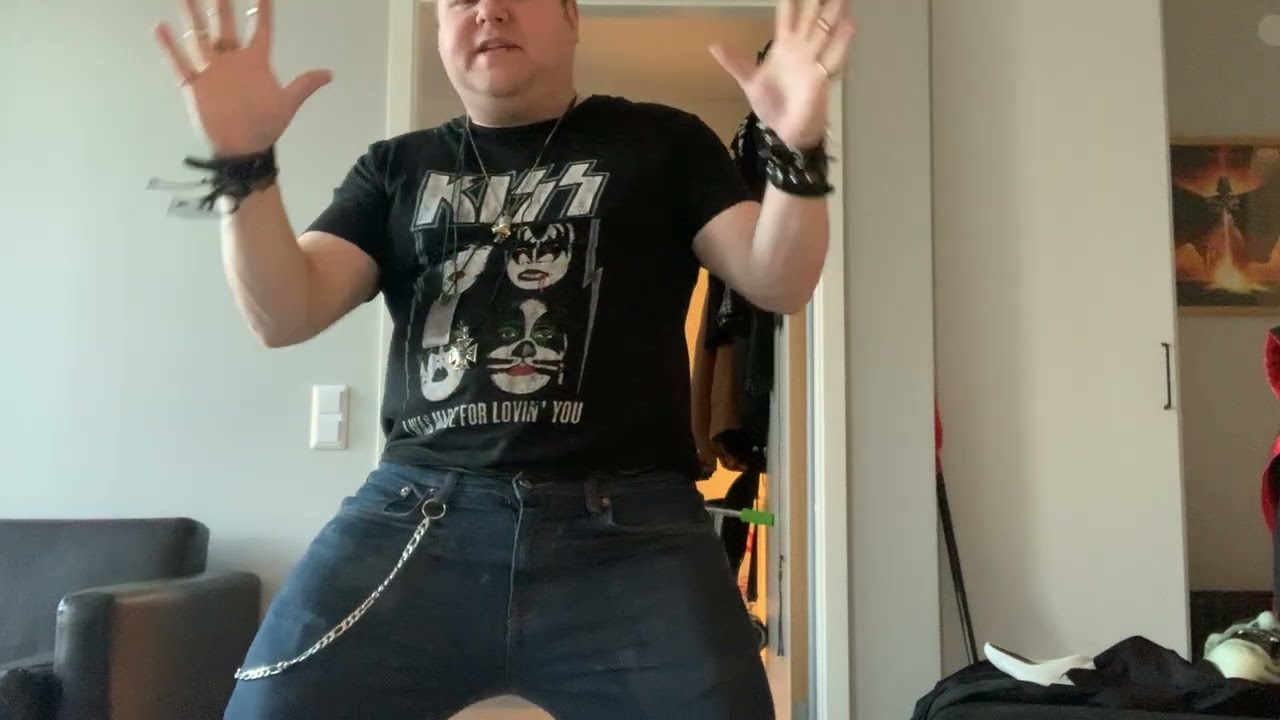 Marcus Högberg & Kiss Band Spelar Heavens On Fire Cover By Marcus Högberg 🫵🏻