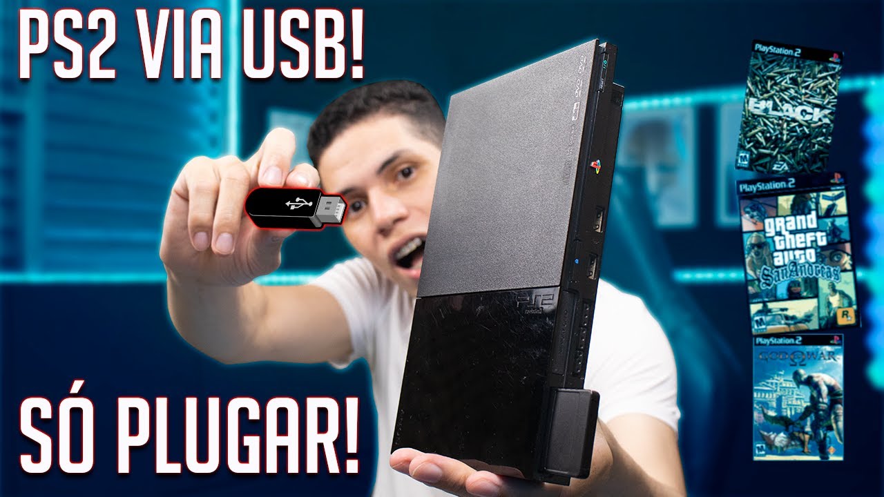 Play PS2 from a USB drive in less than 1 minute! (Very easy)
