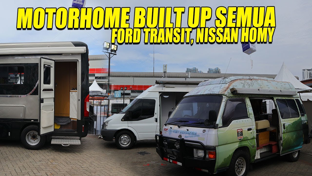MOBIL2 BUILT UP DIJADIIN MOTORHOME, ADA CAMPERVAN JEPANG