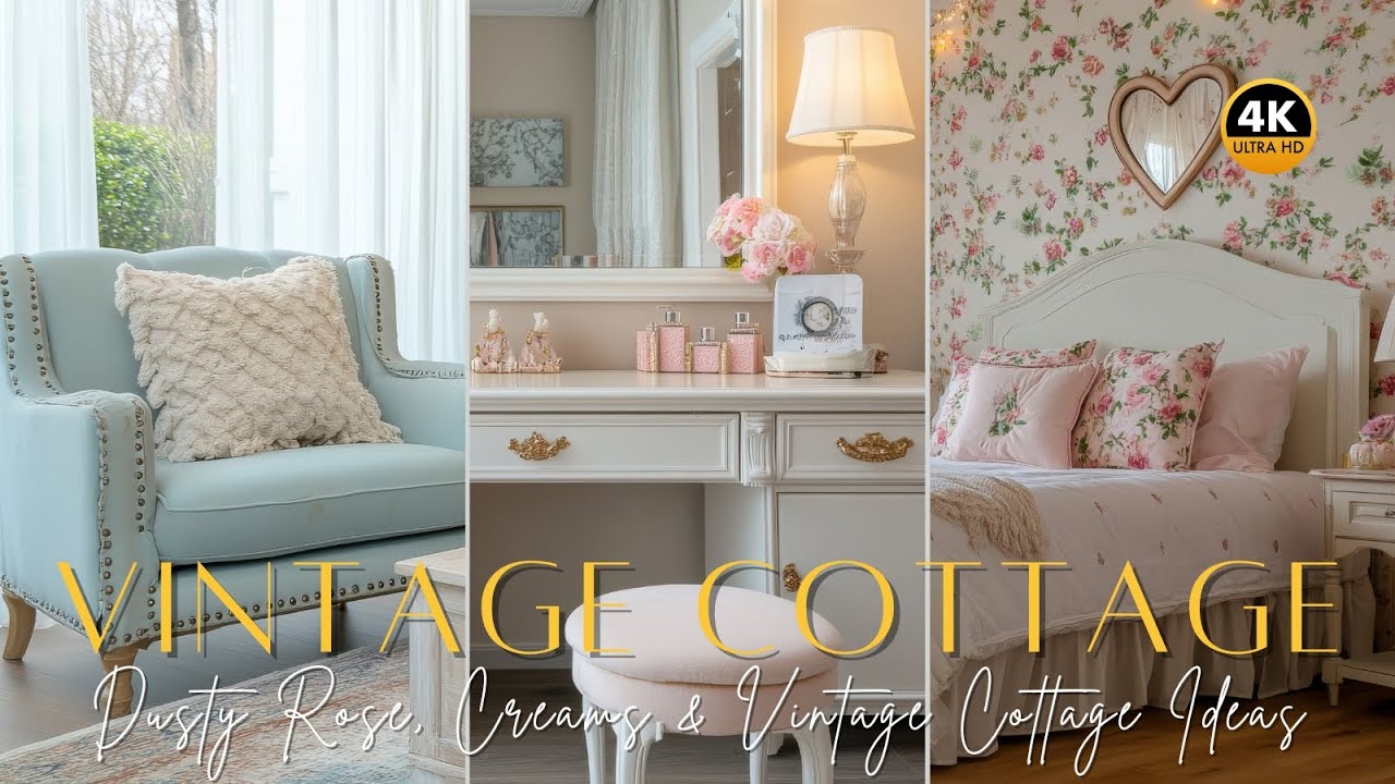 Modern Shabby Chic Decor 2025: Dusty Rose, Creams & Vintage Cottage Inspiration