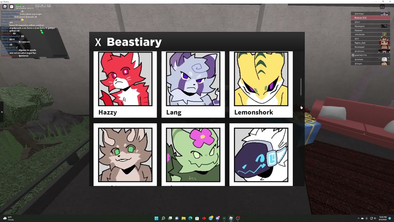 Kaiju Paradise - Entire Bestiary