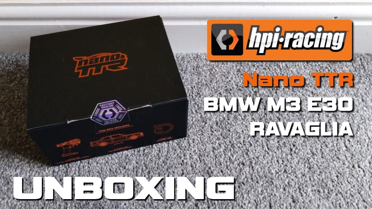 Unboxing: HPI nanoTTR - BMW M3 E30 Ravaglia