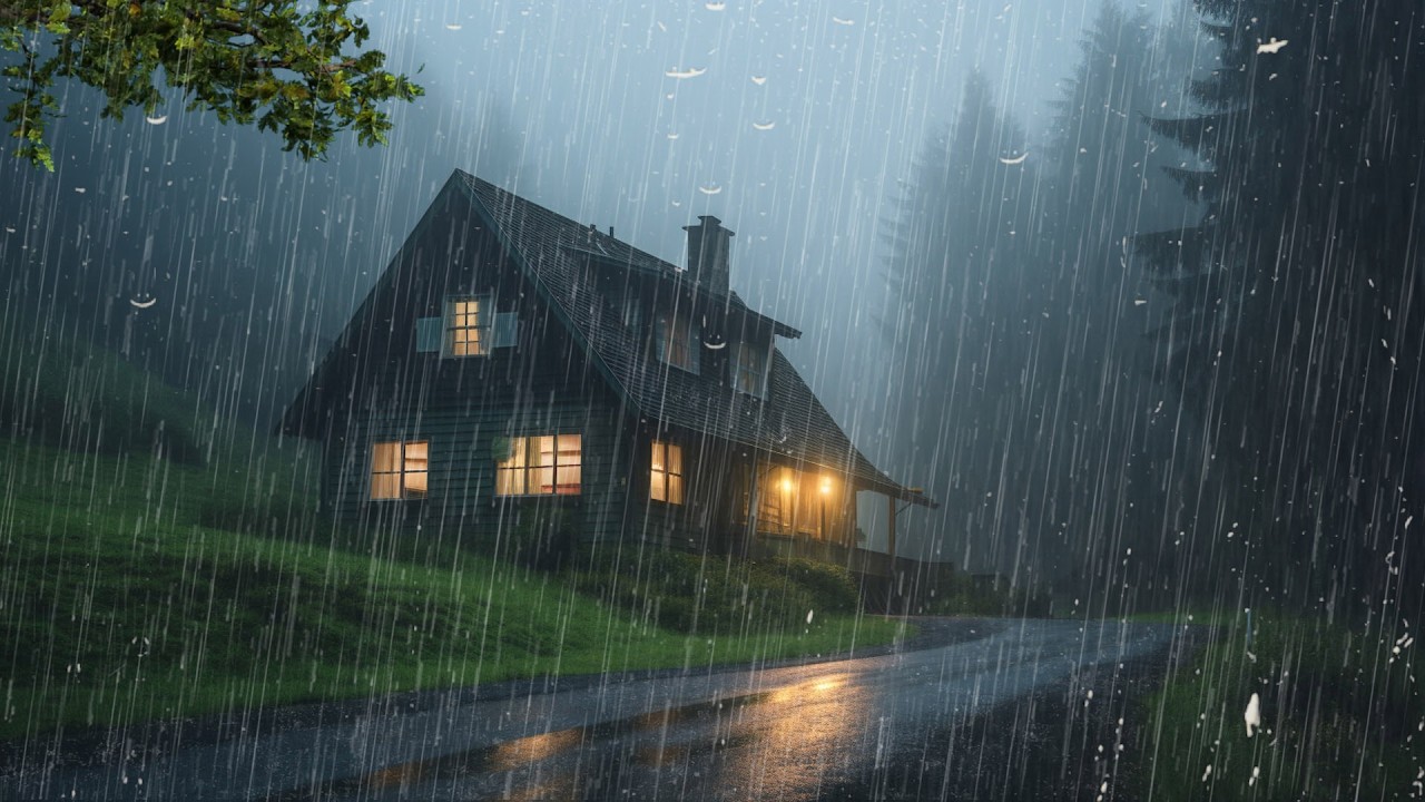 Pluie Relaxante pour Dormir en 5 Minutes - Dormir, étudier, se détendre, Méditer - ASMR