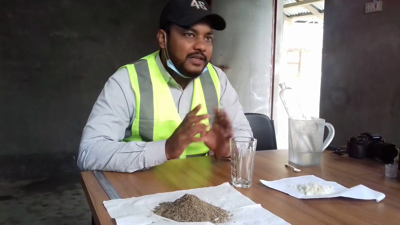 Field Sand Silt Content Test। সাইটে বা ফিল্ডে বালির মধ্য পলিমাটি বের করার সহজ পদ্ধতি ।