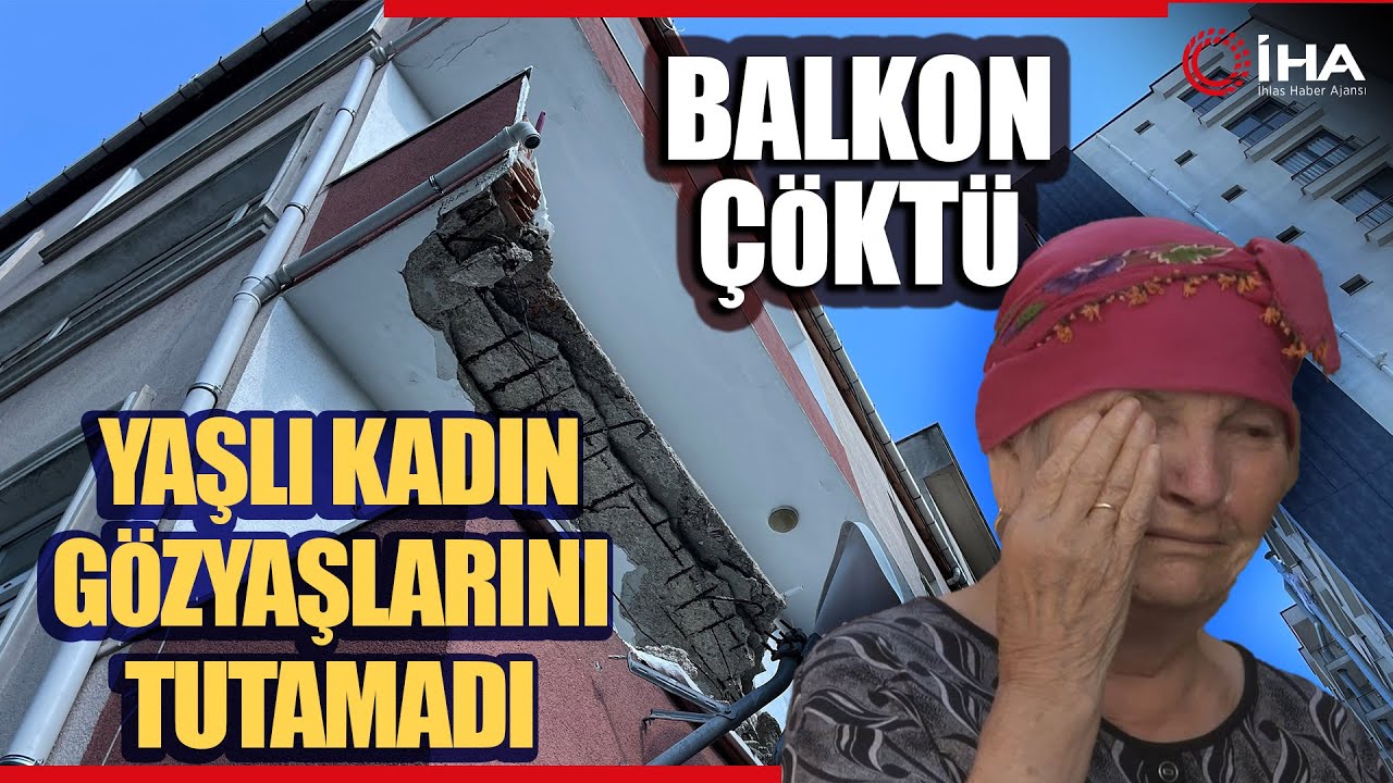 Bayrampaşa'da Balkon Çöktü!