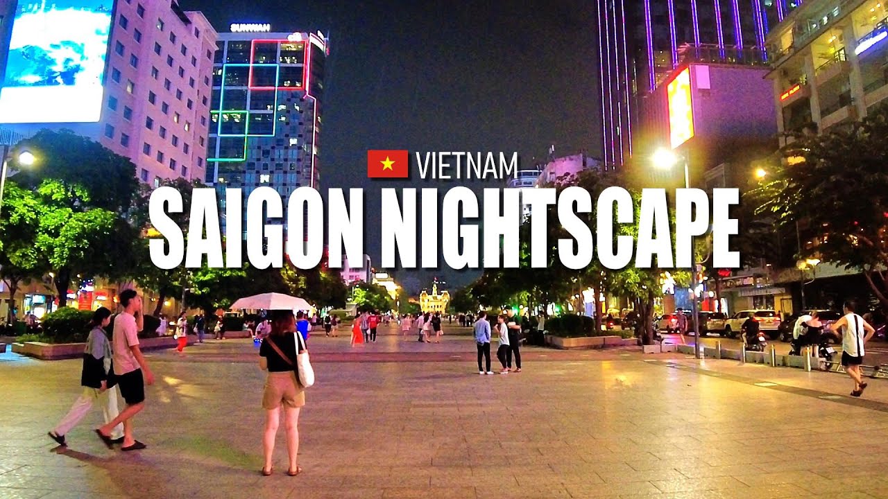 Nguyen Hue Walking Street - City Nightlife - Ho Chi Minh City, Vietnam 🇻🇳 - Walking Tour [4K]